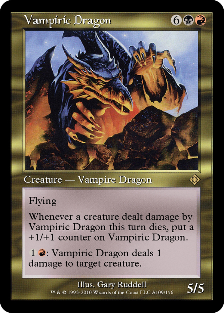 Vampiric Dragon (TD0-A109) - Magic Online Theme Decks - Premium MTG Single from Wizards of the Coast - Just $0! Shop now at Game Crave Tournament Store