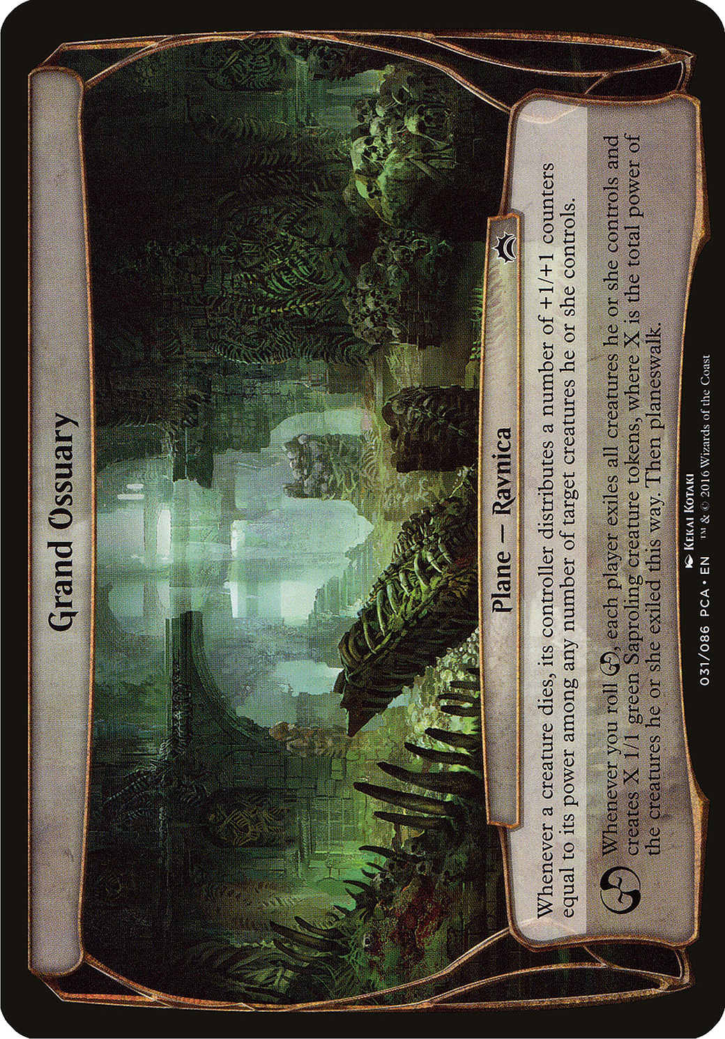 Grand Ossuary (OPCA-031) - Planechase Anthology Planes - Premium MTG Single from Wizards of the Coast - Just $0.76! Shop now at Game Crave Tournament Store