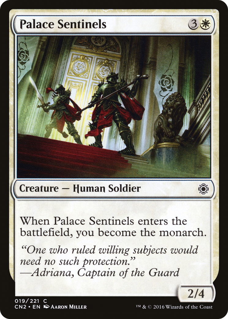 Palace Sentinels (CN2-019) - Conspiracy: Take the Crown - Premium MTG Single from Wizards of the Coast - Just $0.08! Shop now at Game Crave Tournament Store