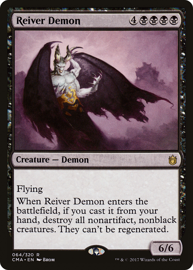 Reiver Demon (CMA-064) - Commander Anthology - Premium MTG Single from Wizards of the Coast - Just $0.28! Shop now at Game Crave Tournament Store