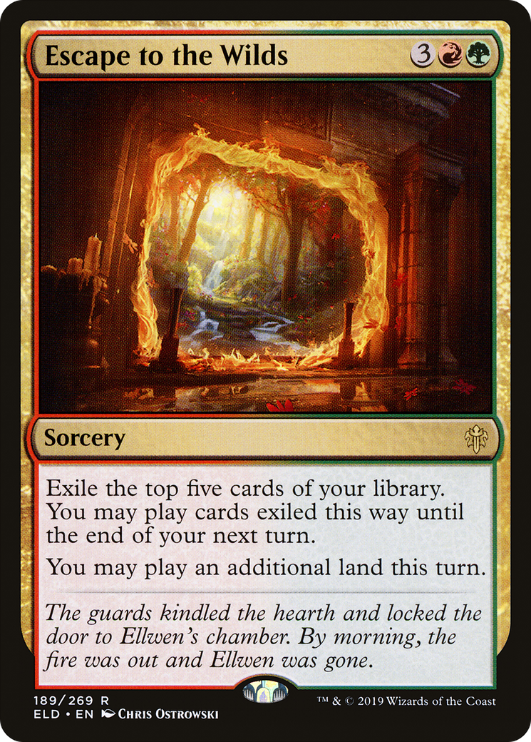 Escape to the Wilds (ELD-189) - Throne of Eldraine - Premium MTG Single from Wizards of the Coast - Just $0.34! Shop now at Game Crave Tournament Store