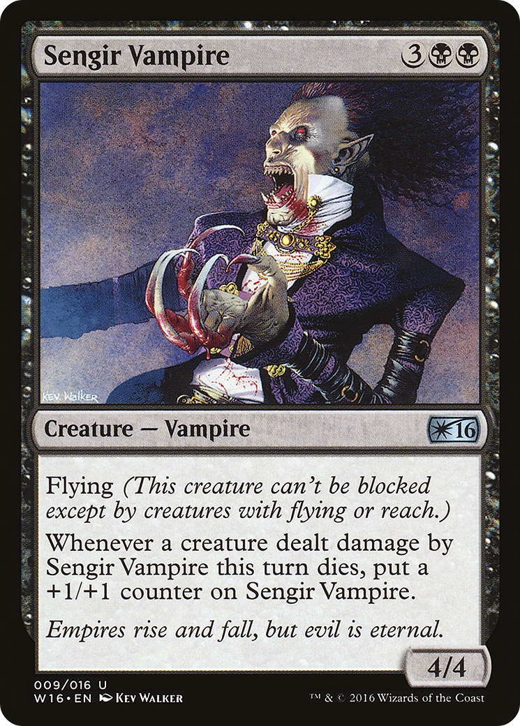 Sengir Vampire (W16-009) - Welcome Deck 2016 - Premium MTG Single from Wizards of the Coast - Just $0.25! Shop now at Game Crave Tournament Store
