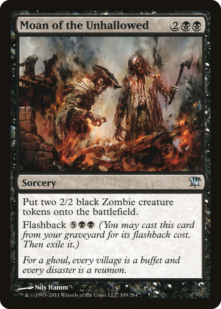 Moan of the Unhallowed (ISD-109) - Innistrad - Premium MTG Single from Wizards of the Coast - Just $0.25! Shop now at Game Crave Tournament Store