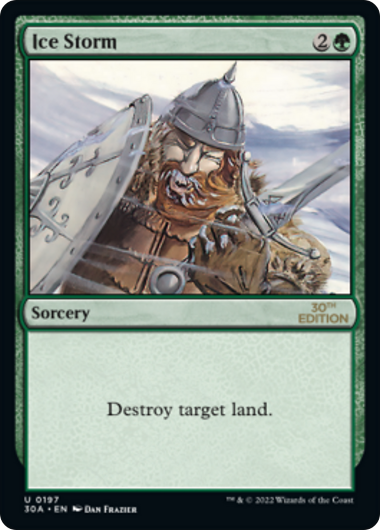 Ice Storm (30A-197) - 30th Anniversary Edition - Premium MTG Single from Wizards of the Coast - Just $2.44! Shop now at Game Crave Tournament Store