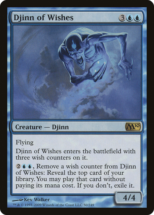 Djinn of Wishes (M10-050) - Magic 2010 - Premium MTG Single from Wizards of the Coast - Just $0.08! Shop now at Game Crave Tournament Store