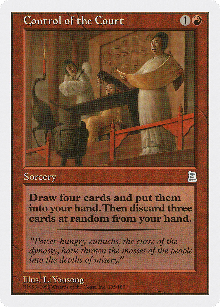 Control of the Court (PTK-105) - Portal Three Kingdoms - Premium MTG Single from Wizards of the Coast - Just $24.24! Shop now at Game Crave Tournament Store
