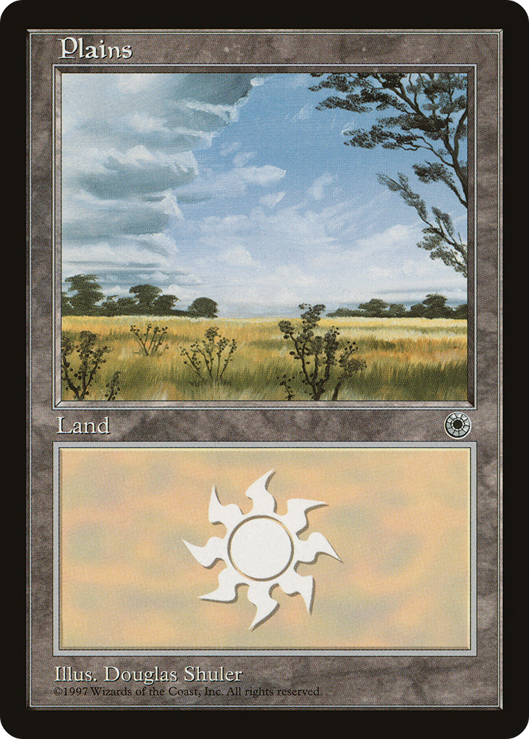 Plains (POR-199) - Portal - Premium MTG Single from Wizards of the Coast - Just $1.13! Shop now at Game Crave Tournament Store