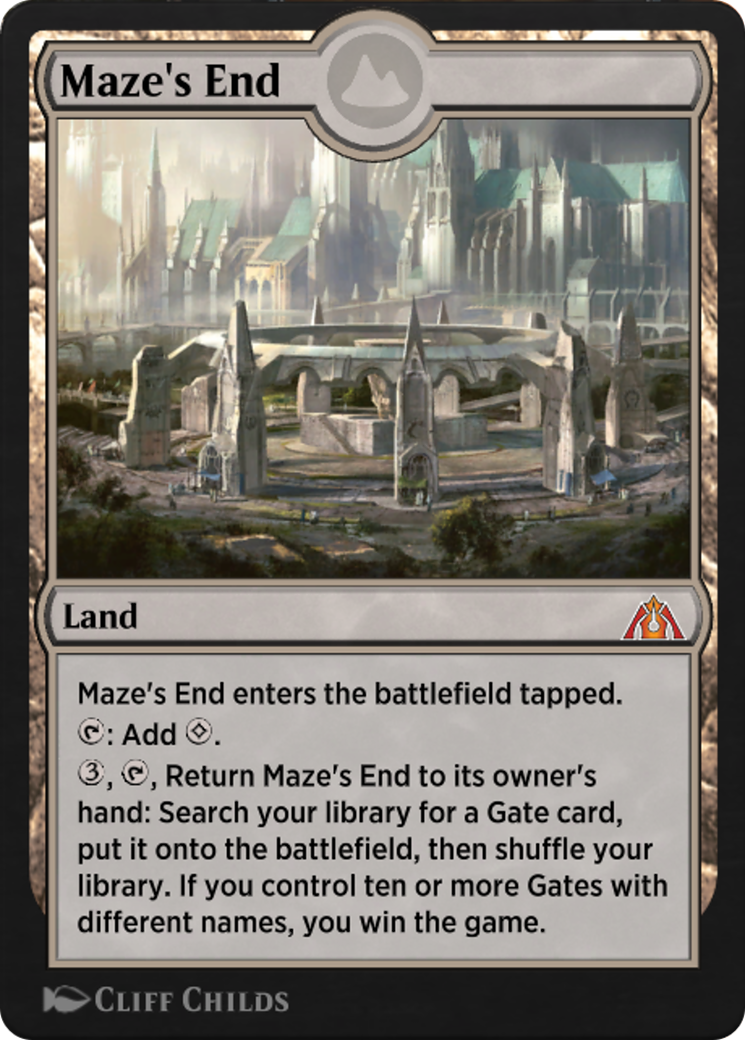 Maze's End (HA3-027) - Historic Anthology 3 - Premium MTG Single from Wizards of the Coast - Just $0! Shop now at Game Crave Tournament Store