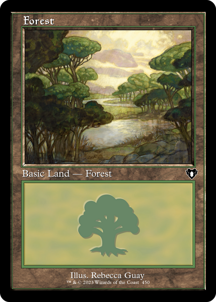 Forest (CMM-450) - Commander Masters Foil - Premium MTG Single from Wizards of the Coast - Just $0.18! Shop now at Game Crave Tournament Store