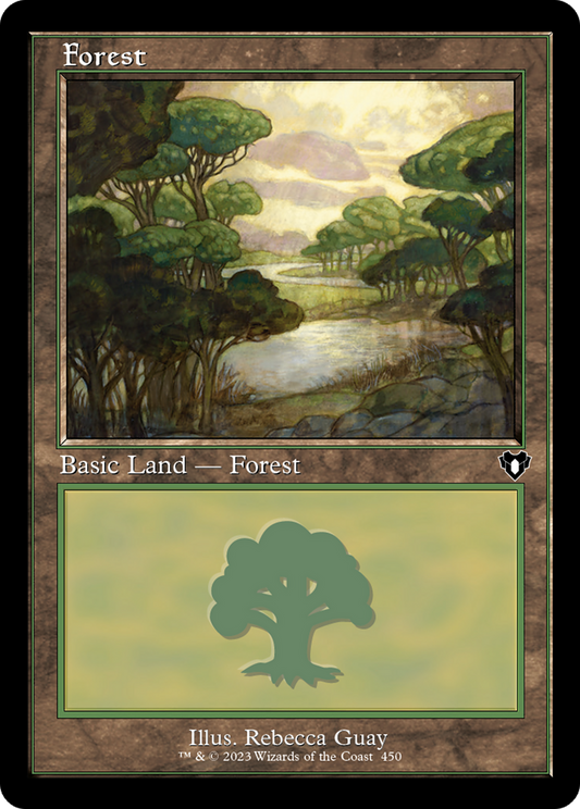 Forest (CMM-450) - Commander Masters Foil - Premium MTG Single from Wizards of the Coast - Just $0.18! Shop now at Game Crave Tournament Store