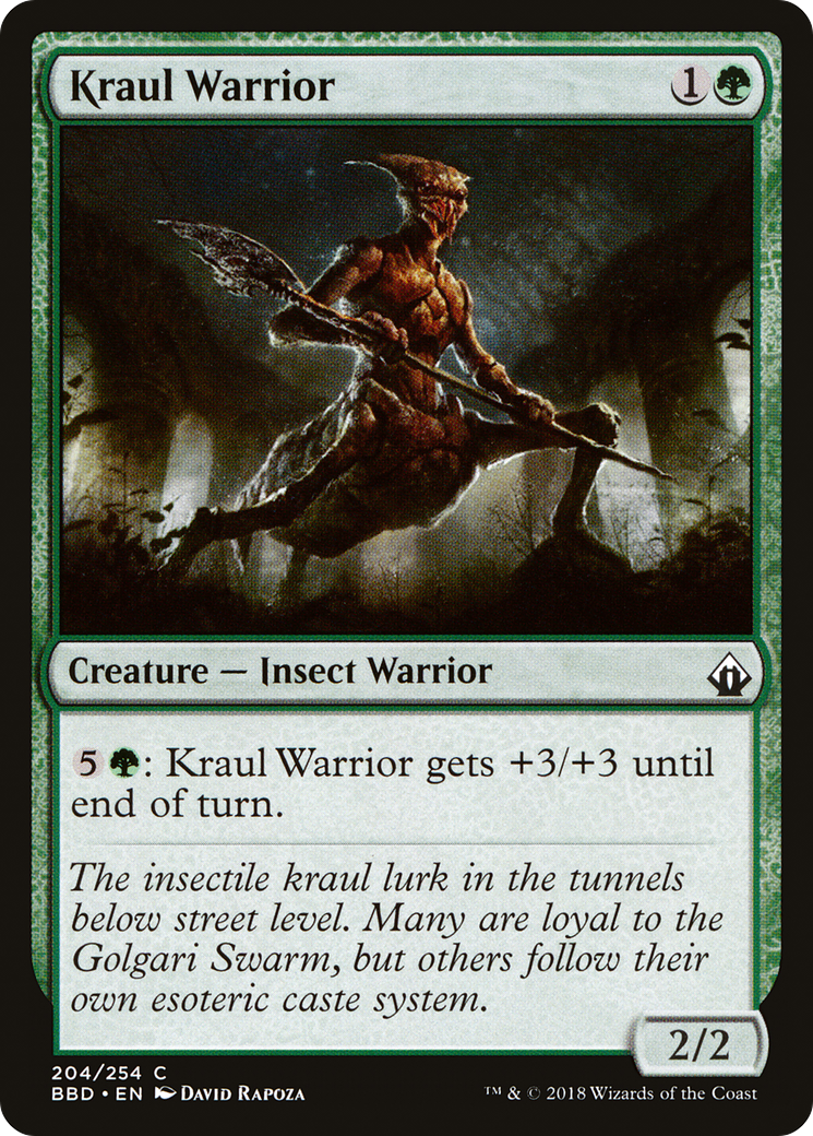 Kraul Warrior (BBD-204) - Battlebond - Premium MTG Single from Wizards of the Coast - Just $0.08! Shop now at Game Crave Tournament Store