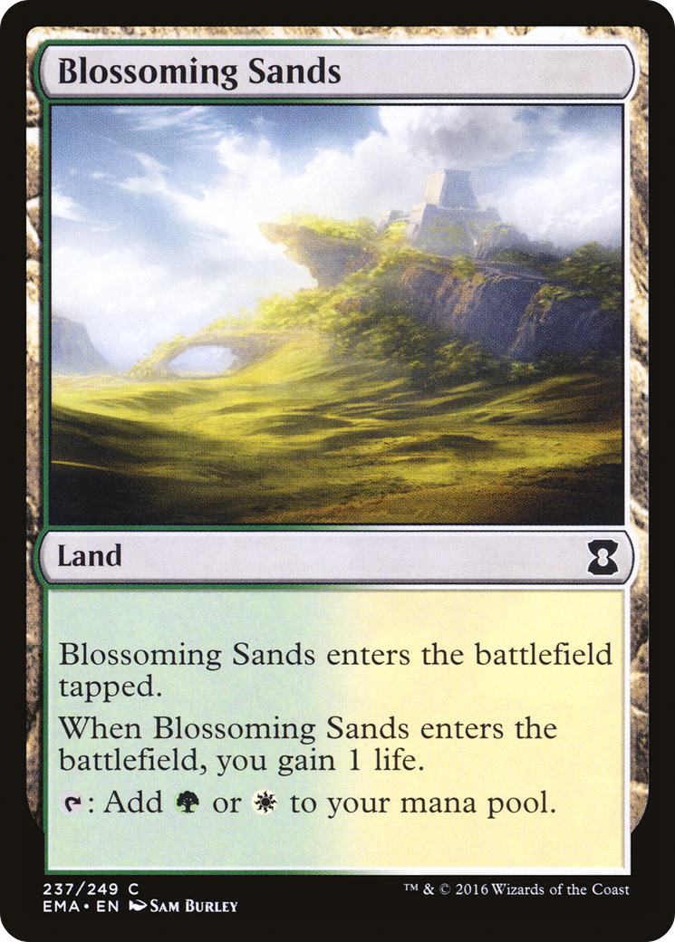 Blossoming Sands (EMA-237) - Eternal Masters Foil - Premium MTG Single from Wizards of the Coast - Just $0.08! Shop now at Game Crave Tournament Store