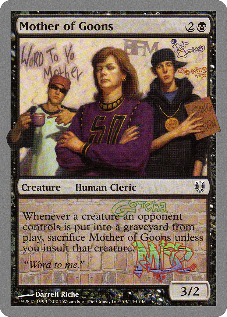 Mother of Goons (UNH-059) - Unhinged - Premium MTG Single from Wizards of the Coast - Just $0.08! Shop now at Game Crave Tournament Store