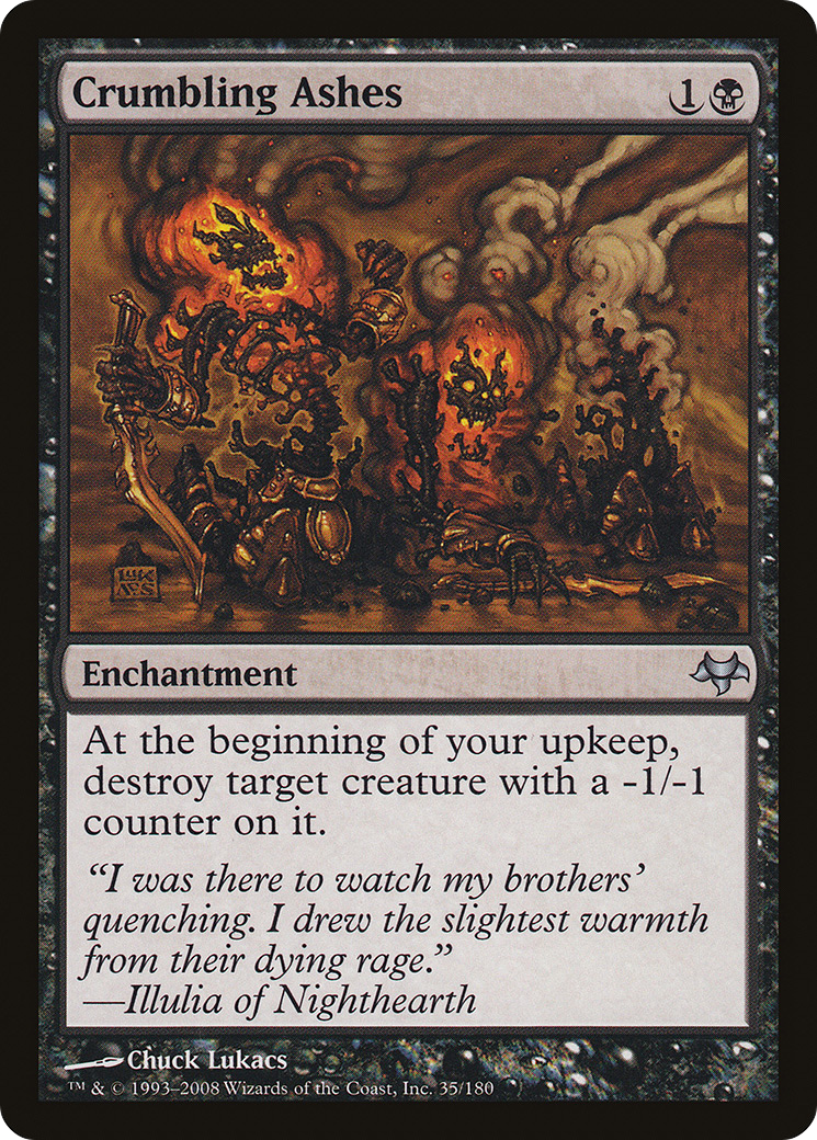 Crumbling Ashes (EVE-035) - Eventide Foil - Premium MTG Single from Wizards of the Coast - Just $12.74! Shop now at Game Crave Tournament Store