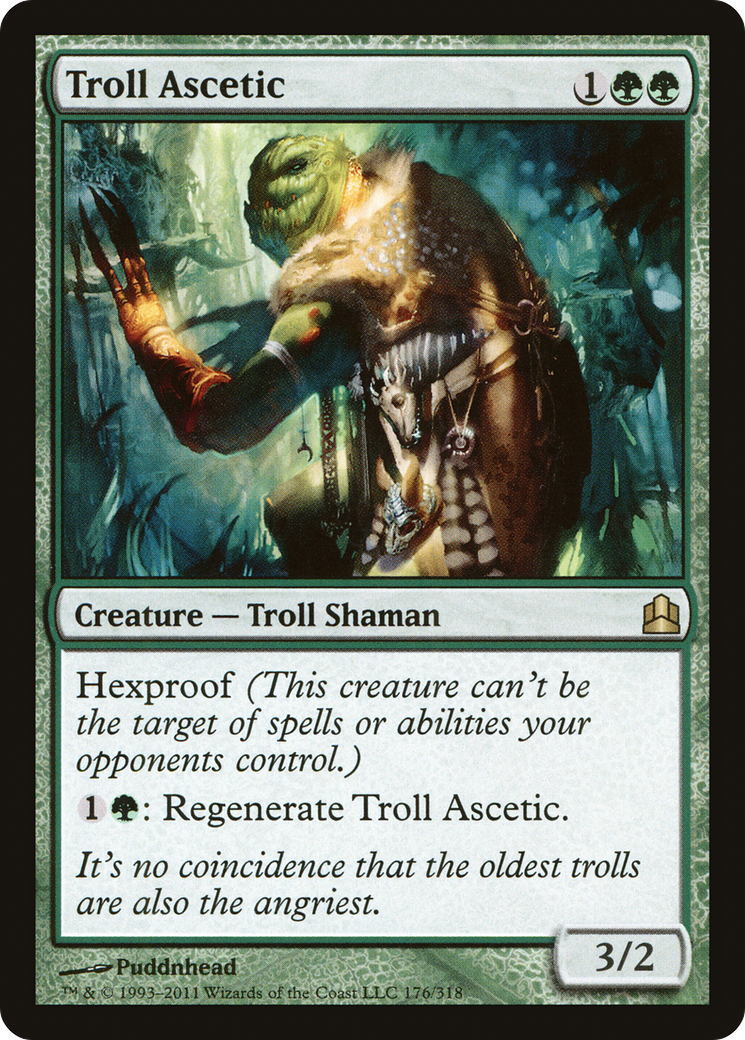 Troll Ascetic (CMD-176) - Commander 2011 - Premium MTG Single from Wizards of the Coast - Just $0.08! Shop now at Game Crave Tournament Store