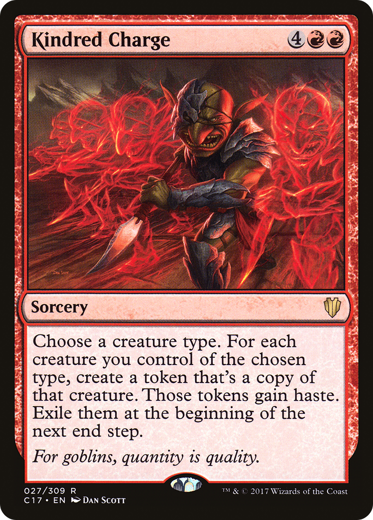 Kindred Charge (C17-027) - Commander 2017 - Premium MTG Single from Wizards of the Coast - Just $3.86! Shop now at Game Crave Tournament Store
