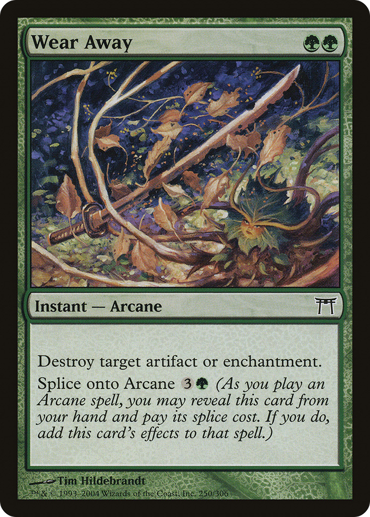 Wear Away (CHK-250) - Champions of Kamigawa - Premium MTG Single from Wizards of the Coast - Just $0.25! Shop now at Game Crave Tournament Store