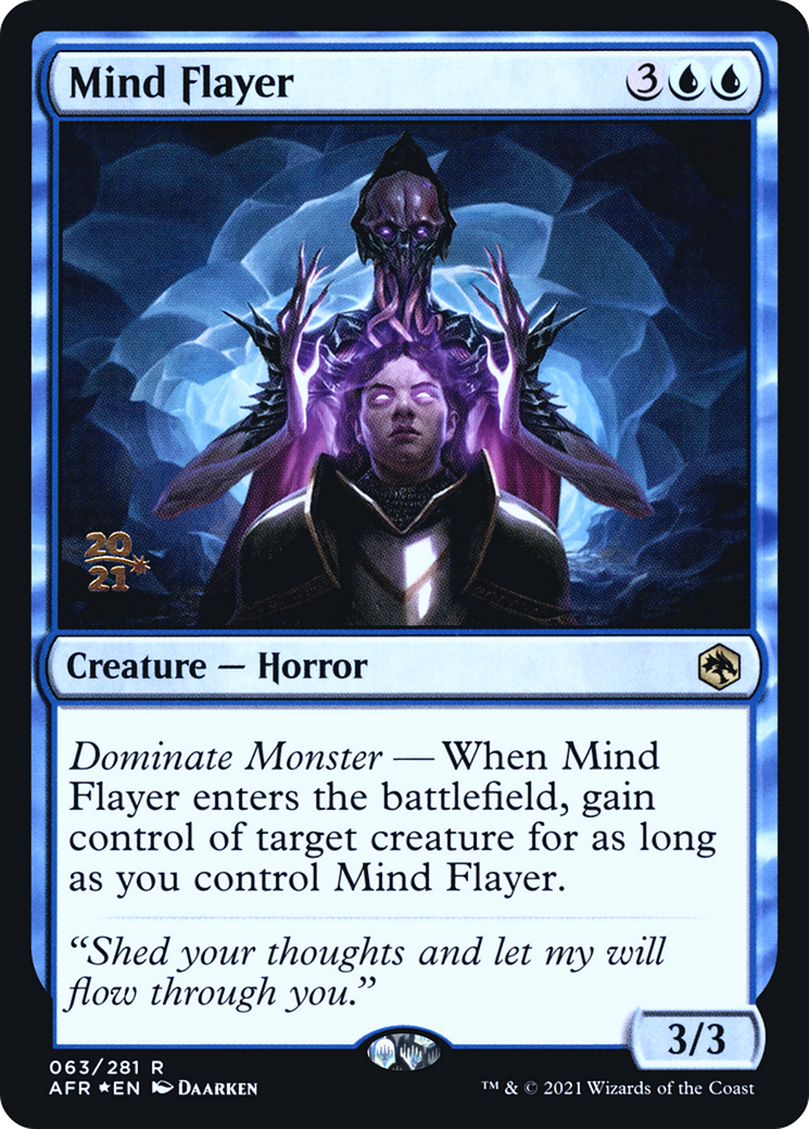 Mind Flayer (PAFR-63S) - Adventures in the Forgotten Realms Promos Foil - Premium MTG Single from Wizards of the Coast - Just $2.22! Shop now at Game Crave Tournament Store