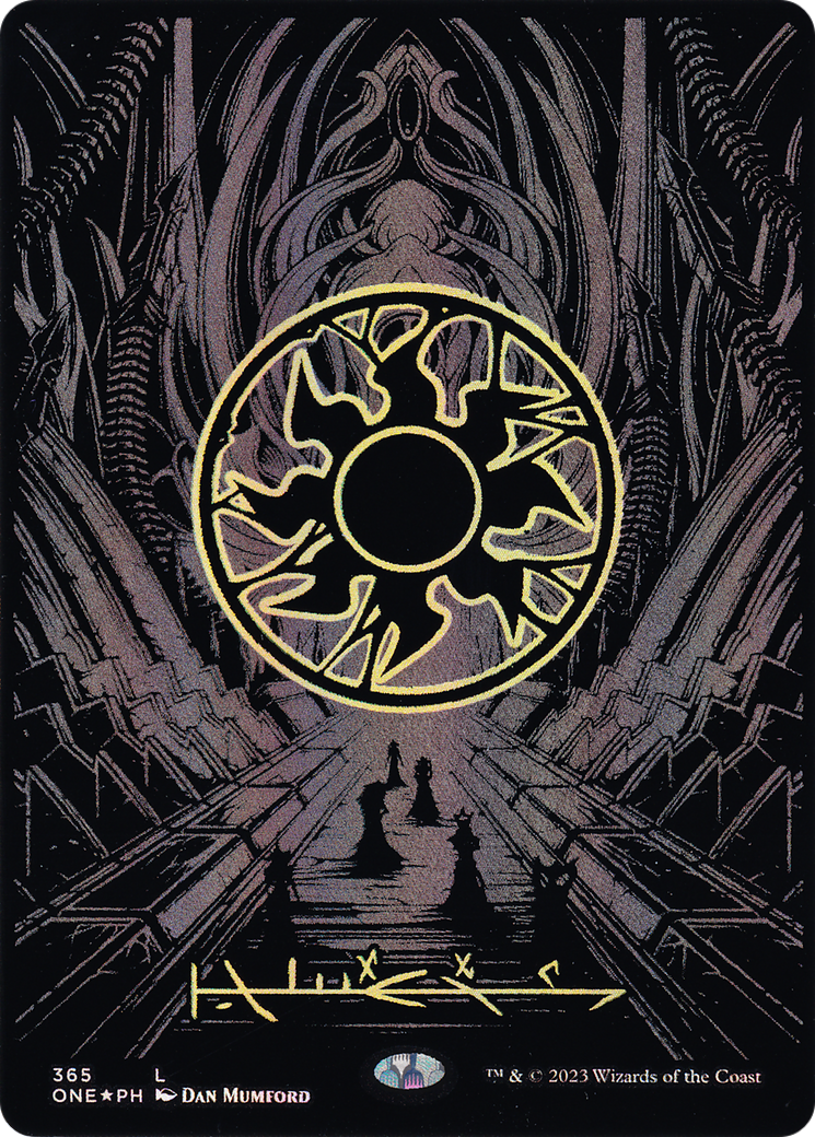 Plains (ONE-365) - Phyrexia: All Will Be One (Borderless) Foil - Premium MTG Single from Wizards of the Coast - Just $5.22! Shop now at Game Crave Tournament Store