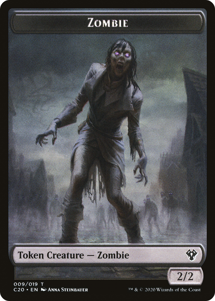 Zombie (TC20-009) - Commander 2020 Tokens - Premium MTG Single from Wizards of the Coast - Just $0! Shop now at Game Crave Tournament Store