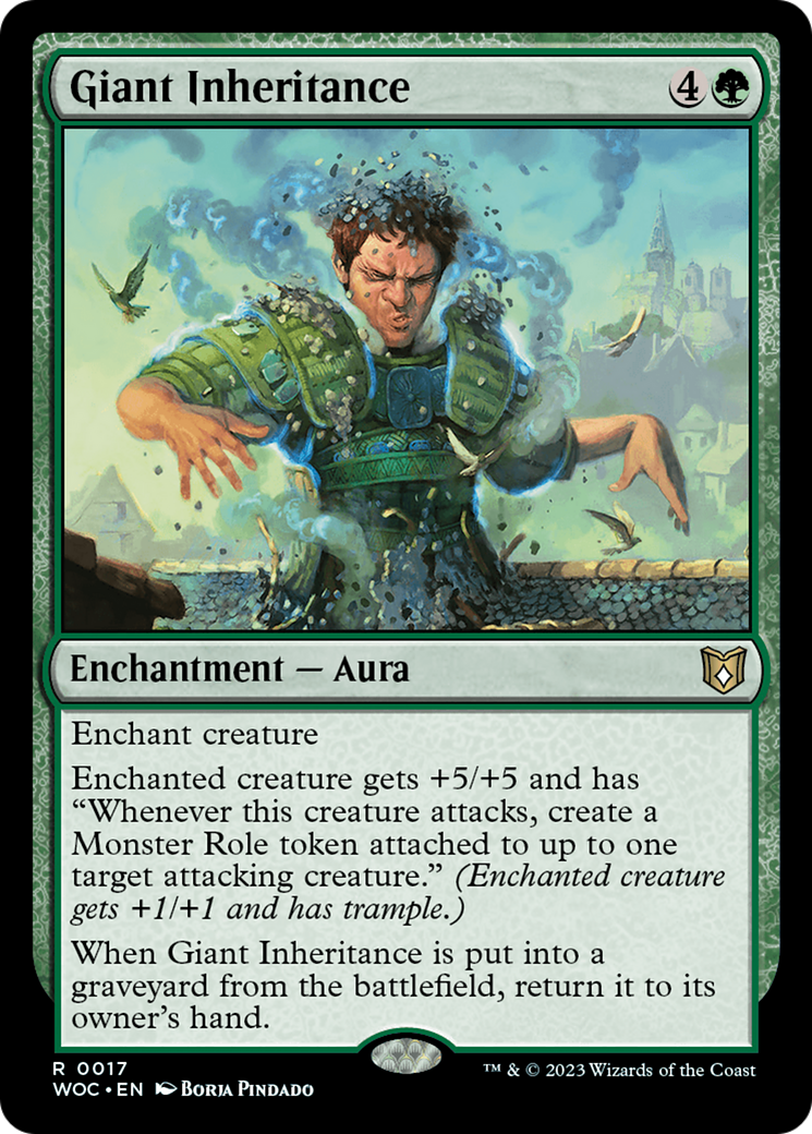 Giant Inheritance (WOC-017) - Wilds of Eldraine Commander - Premium MTG Single from Wizards of the Coast - Just $0.08! Shop now at Game Crave Tournament Store