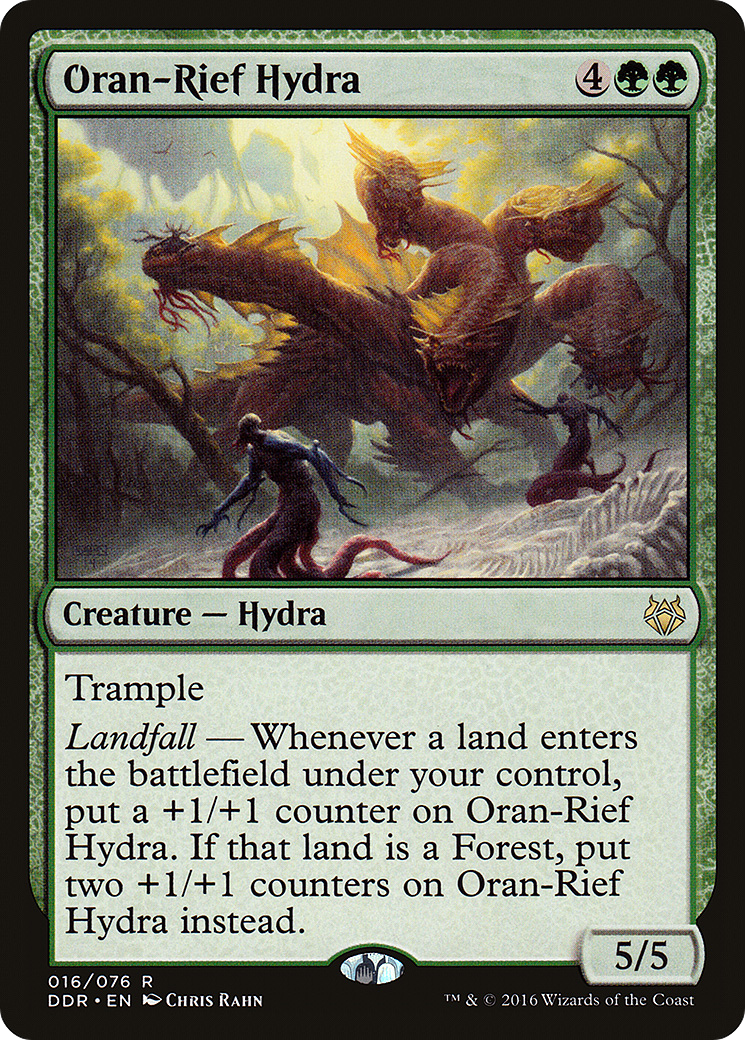 Oran-Rief Hydra (DDR-016) - Duel Decks: Nissa vs. Ob Nixilis - Premium MTG Single from Wizards of the Coast - Just $0.12! Shop now at Game Crave Tournament Store