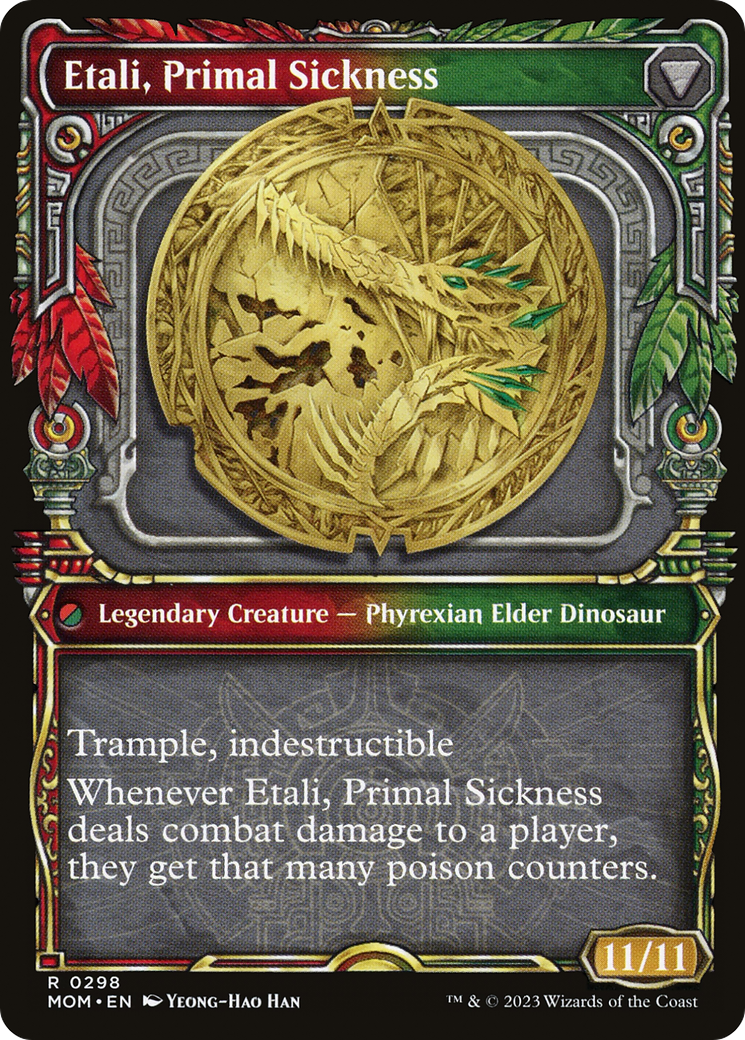 Etali, Primal Conqueror // Etali, Primal Sickness (MOM-298) - March of the Machine: (Showcase) Foil - Premium MTG Single from Wizards of the Coast - Just $7.45! Shop now at Game Crave Tournament Store