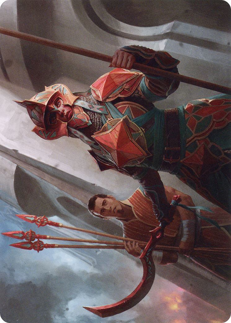 Siege Veteran // Siege Veteran (ABRO-003) - The Brothers' War Art Series (Borderless) - Premium MTG Single from Wizards of the Coast - Just $0! Shop now at Game Crave Tournament Store