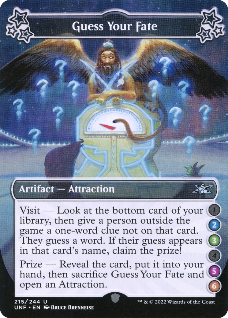 Guess Your Fate (UNF-215B) - Unfinity - Premium MTG Single from Wizards of the Coast - Just $0.08! Shop now at Game Crave Tournament Store