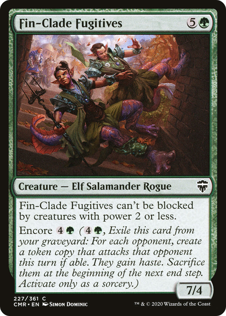 Fin-Clade Fugitives (CMR-227) - Commander Legends - Premium MTG Single from Wizards of the Coast - Just $0.08! Shop now at Game Crave Tournament Store