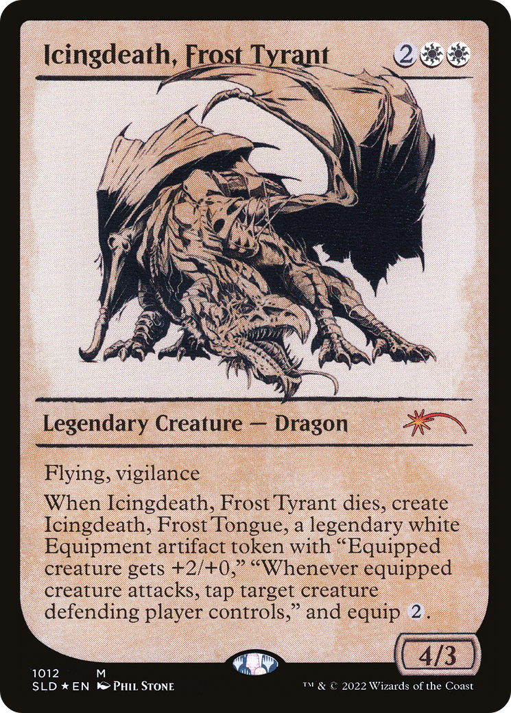 Icingdeath, Frost Tyrant (SLD-1012B) - Secret Lair Drop Foil - Premium MTG Single from Wizards of the Coast - Just $5.06! Shop now at Game Crave Tournament Store