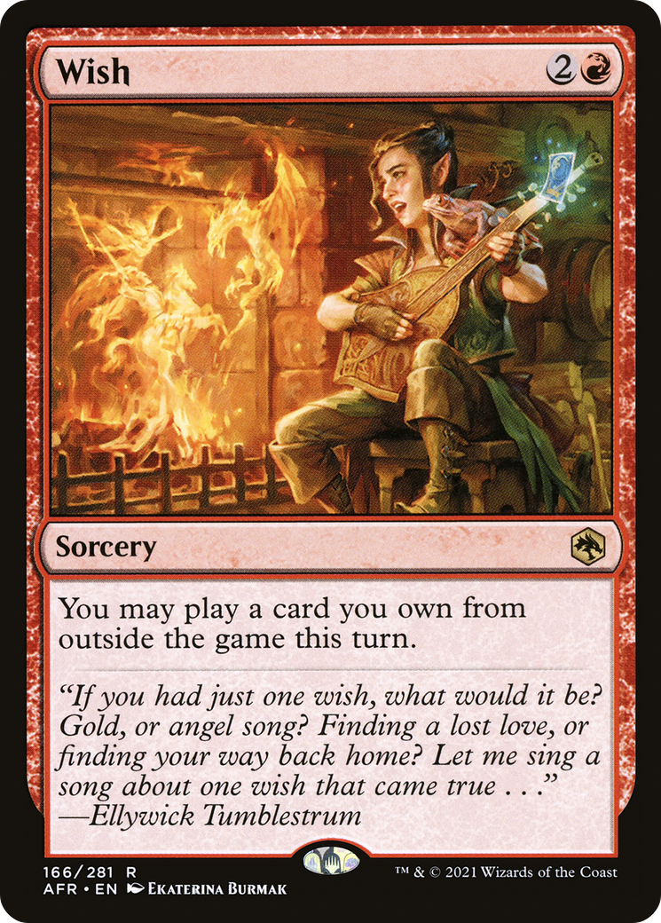 Wish (AFR-166) - Adventures in the Forgotten Realms Foil - Premium MTG Single from Wizards of the Coast - Just $0.27! Shop now at Game Crave Tournament Store