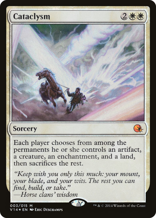 Cataclysm (V14-003) - From the Vault: Annihilation Foil - Premium MTG Single from Wizards of the Coast - Just $3.41! Shop now at Game Crave Tournament Store