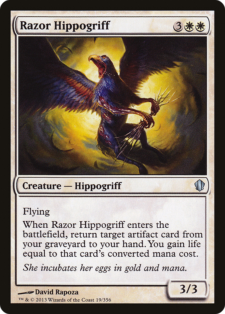 Razor Hippogriff (C13-019) - Commander 2013 - Premium MTG Single from Wizards of the Coast - Just $0.25! Shop now at Game Crave Tournament Store