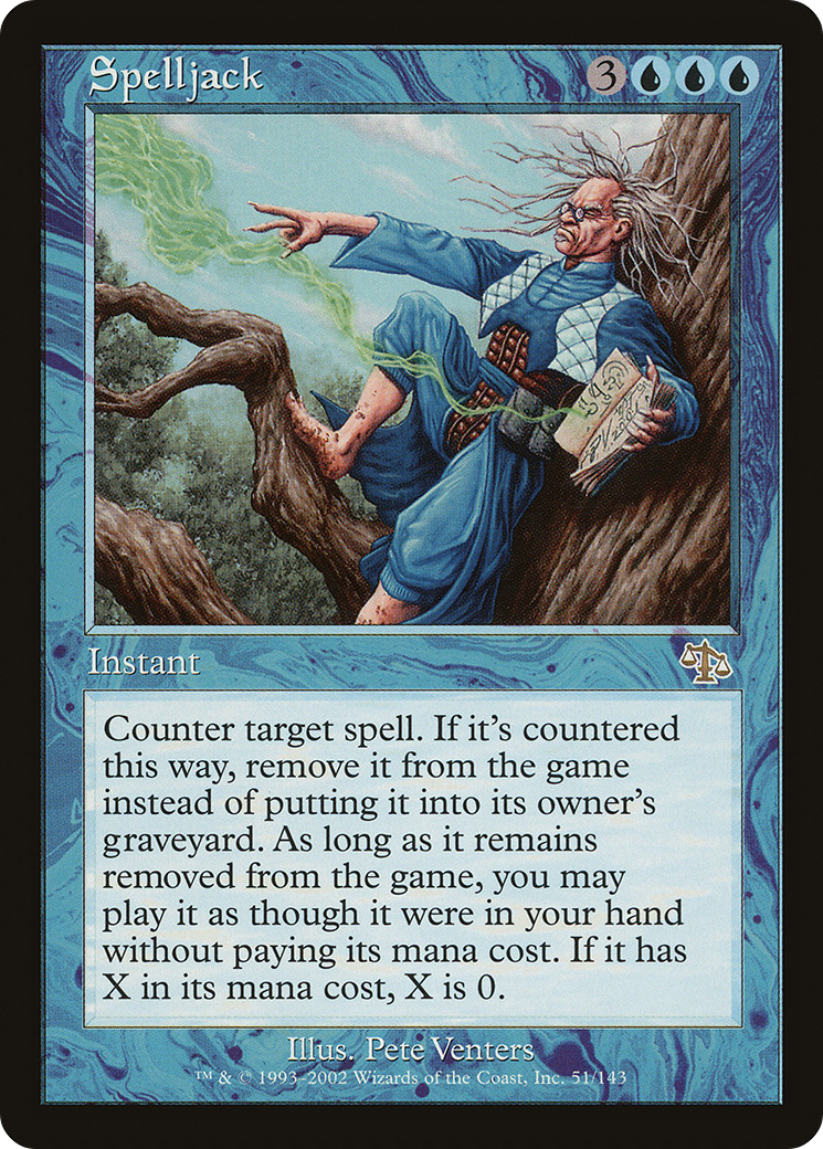 Spelljack (JUD-051) - Judgment Foil - Premium MTG Single from Wizards of the Coast - Just $14.58! Shop now at Game Crave Tournament Store