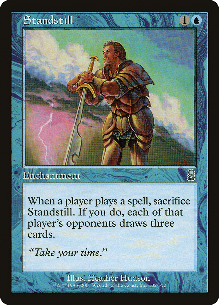 Standstill (ODY-102) - Odyssey Foil - Premium MTG Single from Wizards of the Coast - Just $46.41! Shop now at Game Crave Tournament Store