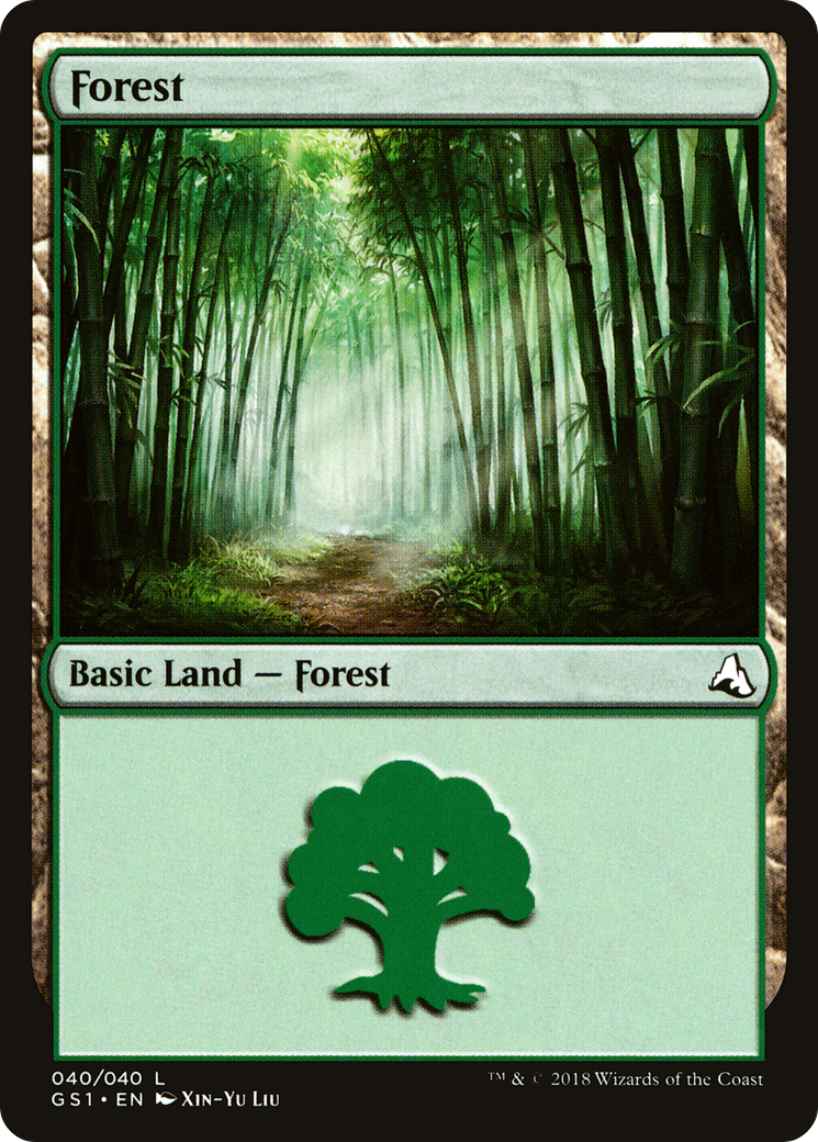 Forest (GS1-040) - Global Series Jiang Yanggu & Mu Yanling - Premium MTG Single from Wizards of the Coast - Just $0.70! Shop now at Game Crave Tournament Store