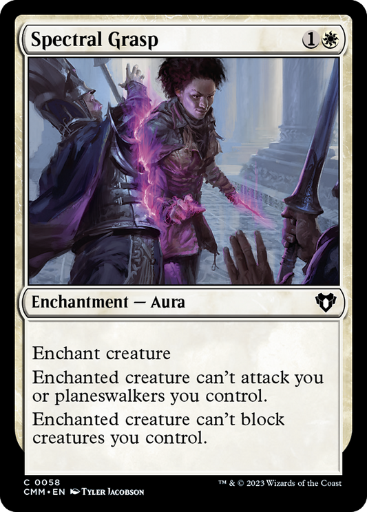 Spectral Grasp (CMM-058) - Commander Masters - Premium MTG Single from Wizards of the Coast - Just $0.08! Shop now at Game Crave Tournament Store