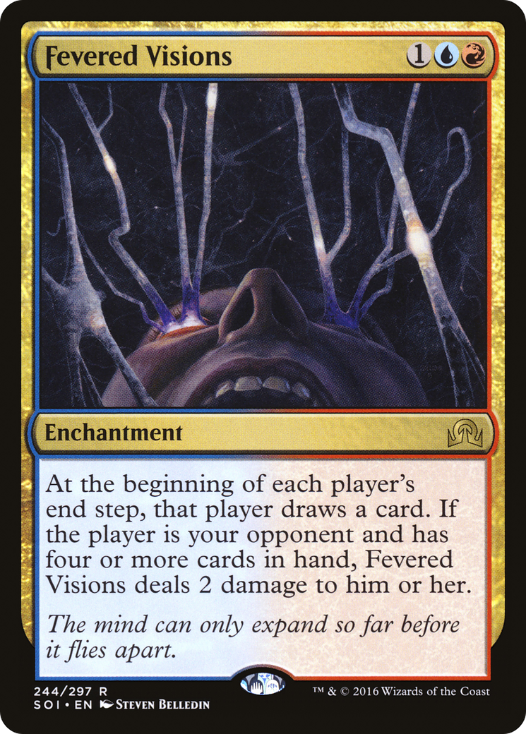 Fevered Visions (SOI-244) - Shadows over Innistrad Foil - Premium MTG Single from Wizards of the Coast - Just $4.34! Shop now at Game Crave Tournament Store