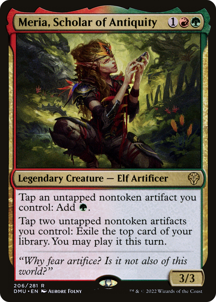 Meria, Scholar of Antiquity (DMU-206) - Dominaria United - Premium MTG Single from Wizards of the Coast - Just $0.25! Shop now at Game Crave Tournament Store