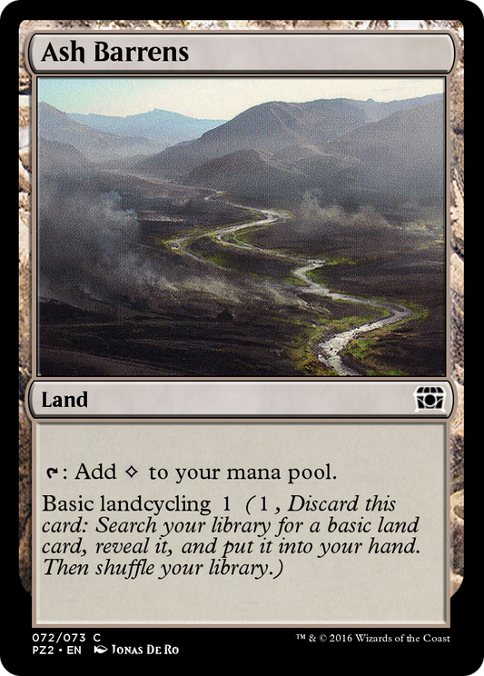 Ash Barrens (PZ2-072) - Treasure Chest Foil - Premium MTG Single from Wizards of the Coast - Just $0! Shop now at Game Crave Tournament Store