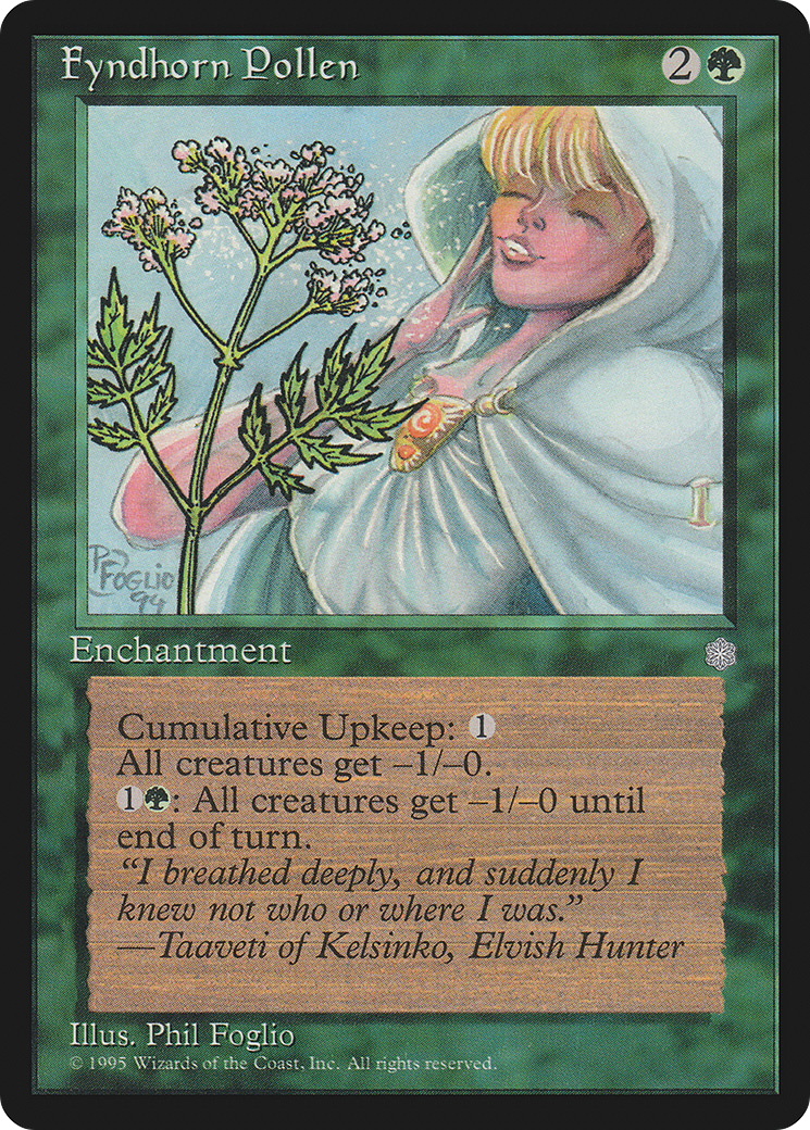 Fyndhorn Pollen (ICE-245) - Ice Age - Premium MTG Single from Wizards of the Coast - Just $0.17! Shop now at Game Crave Tournament Store