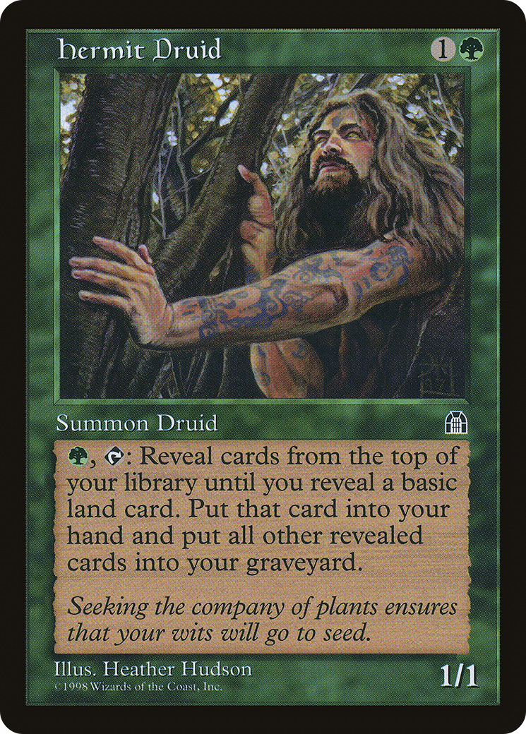 Hermit Druid (STH-108) - Stronghold - Premium MTG Single from Wizards of the Coast - Just $3.23! Shop now at Game Crave Tournament Store