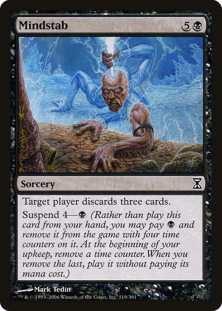Mindstab (TSP-119) - Time Spiral Foil - Premium MTG Single from Wizards of the Coast - Just $0.13! Shop now at Game Crave Tournament Store