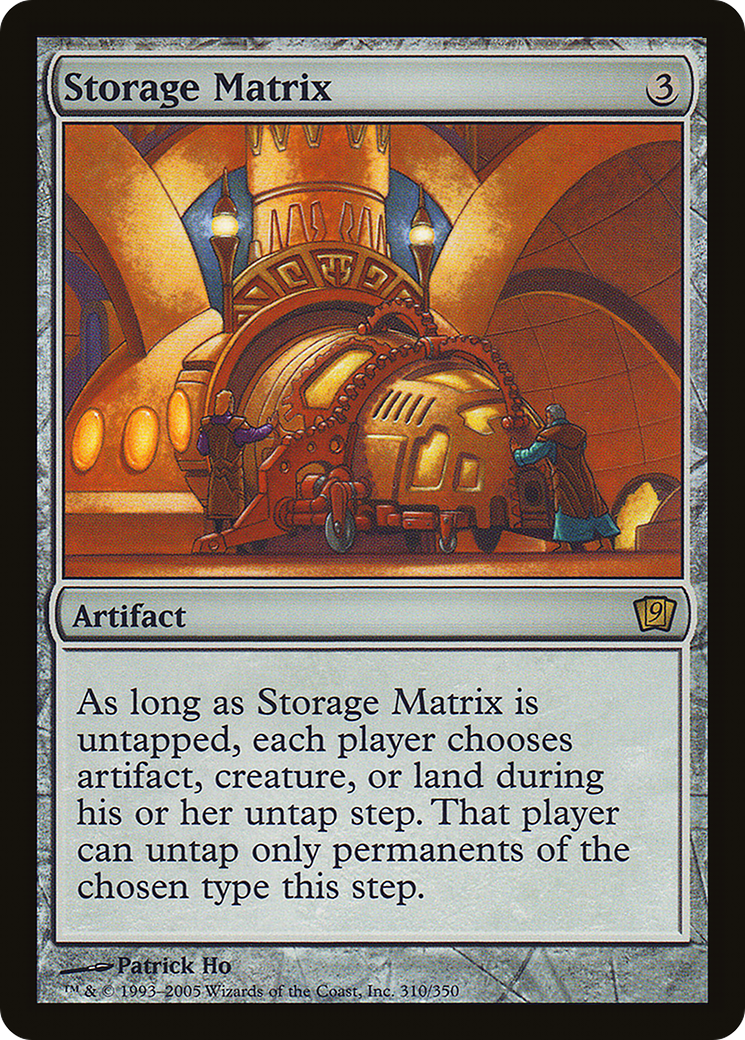 Storage Matrix (9ED-310★) - Ninth Edition Foil - Premium MTG Single from Wizards of the Coast - Just $5.29! Shop now at Game Crave Tournament Store