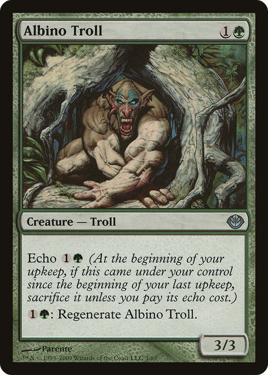 Albino Troll (DDD-003) - Duel Decks: Garruk vs. Liliana - Premium MTG Single from Wizards of the Coast - Just $0.08! Shop now at Game Crave Tournament Store