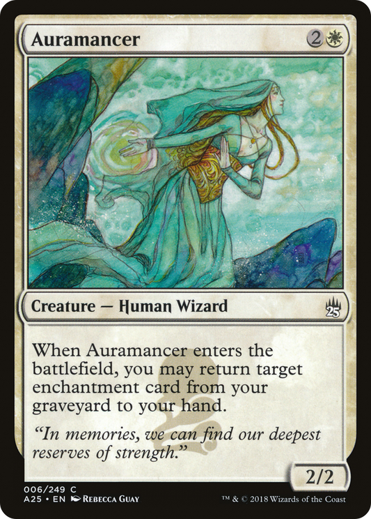 Auramancer (A25-006) - Masters 25 Foil - Premium MTG Single from Wizards of the Coast - Just $0.08! Shop now at Game Crave Tournament Store