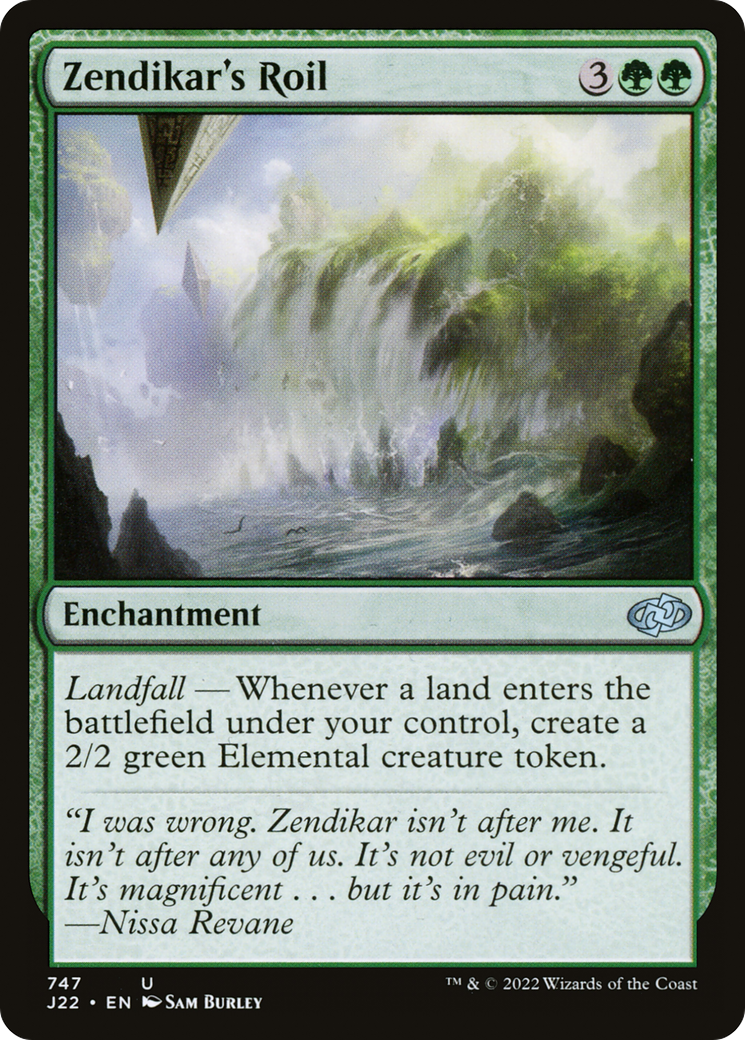 Zendikar's Roil (J22-747) - Jumpstart 2022 - Premium MTG Single from Wizards of the Coast - Just $0.30! Shop now at Game Crave Tournament Store