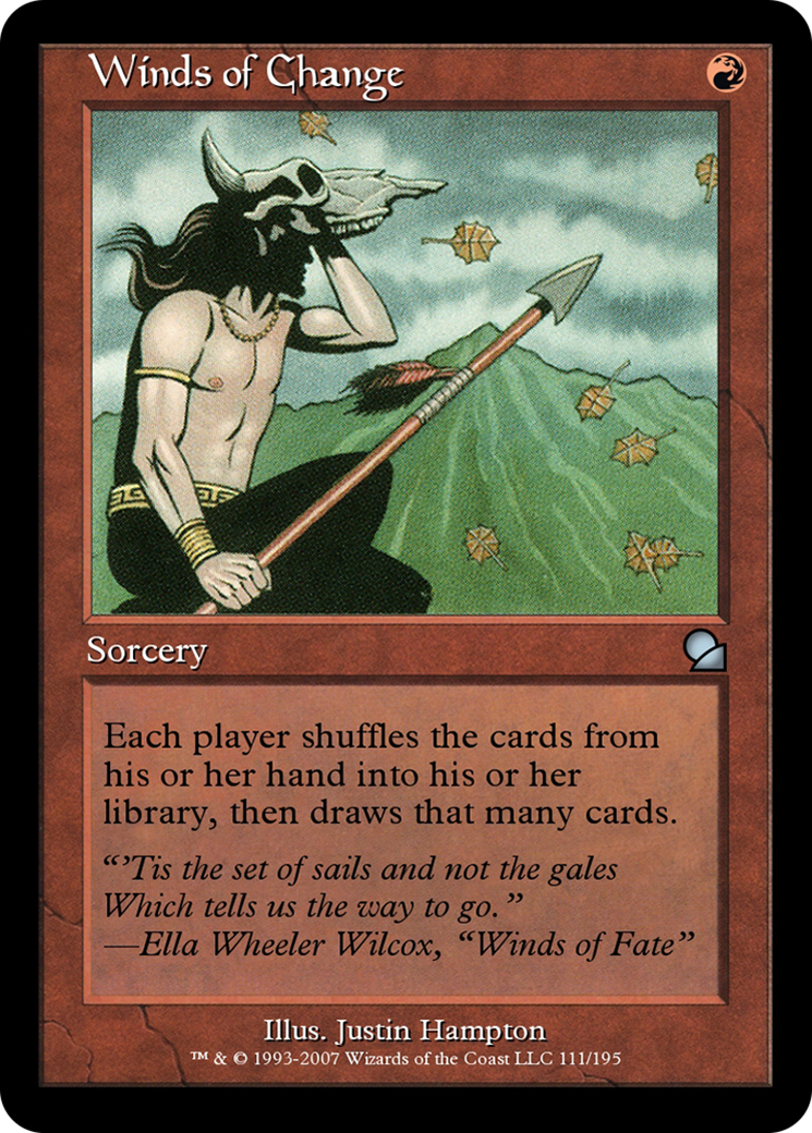 Winds of Change (ME1-111) - Masters Edition Foil - Premium MTG Single from Wizards of the Coast - Just $0! Shop now at Game Crave Tournament Store