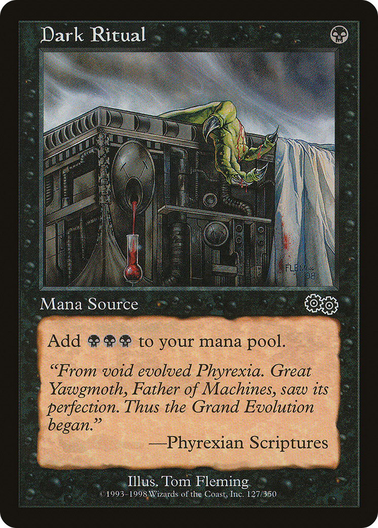 Dark Ritual (USG-127) - Urza's Saga - Premium MTG Single from Wizards of the Coast - Just $1.25! Shop now at Game Crave Tournament Store